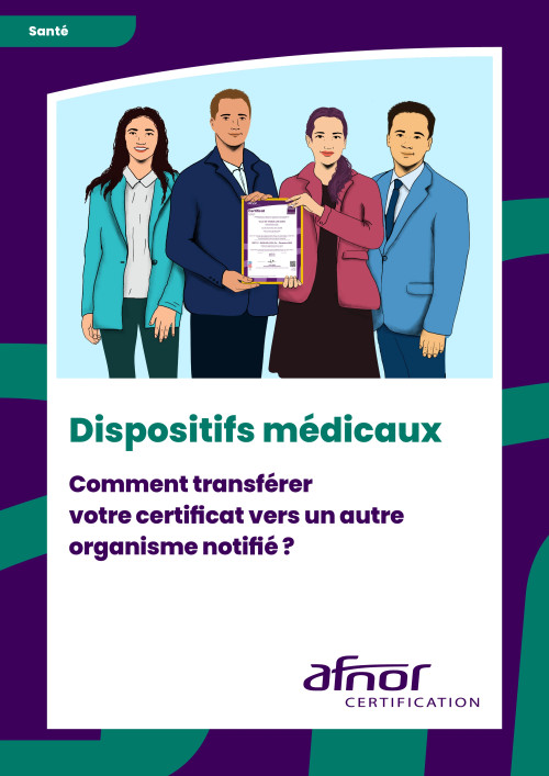 Dispositifs médicaux : transférez votre certificat
